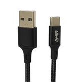 Cable Usb Tipo Lightning Ghia 1 Metro Nylon Color Negro